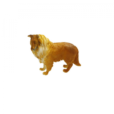 Joaca, activitati si ambalaje - Figurina caine 7 cm Unikatoy 24391-6, Maro
