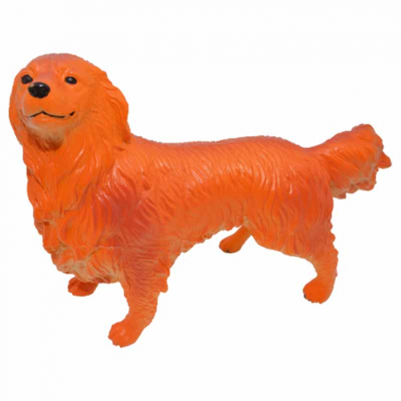 Joaca, activitati si ambalaje - Figurina caine Border Collie 21 cm Mini Junior 060623-1, Portocaliu