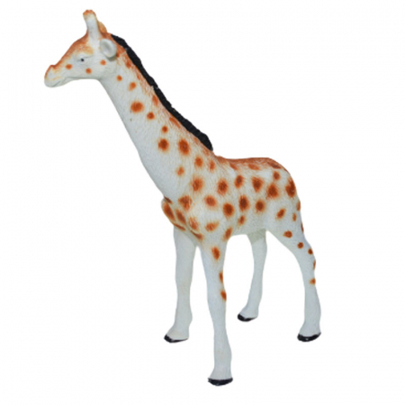 Joaca, activitati si ambalaje - Figurina Girafa 23 cm Mini Junior F070923, Alb