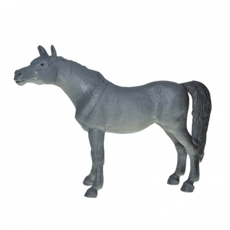 Joaca, activitati si ambalaje - Figurina cal 12 cm Mini Junior BE091223-9, Gri