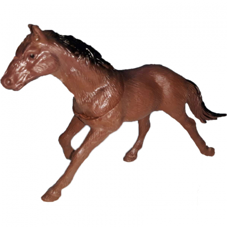 Joaca, activitati si ambalaje - Figurina cal 13 cm OEM DY1005M2, Maro