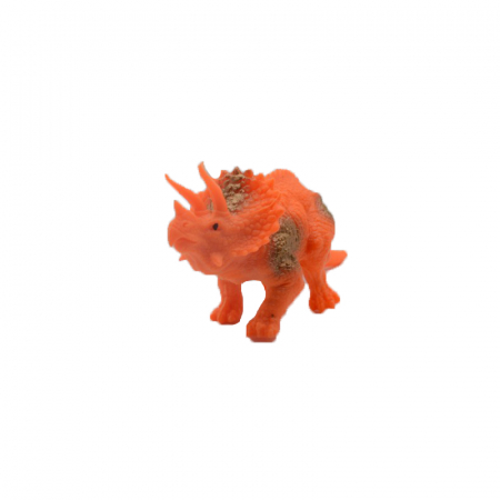 Joaca, activitati si ambalaje - Figurina dinozaur 14 cm Mini Junior FD1-P, Portocaliu
