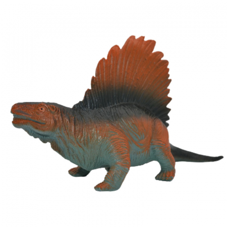 Joaca, activitati si ambalaje - Figurina dinozaur 22 cm Mini Junior F070923-5, Portocaliu