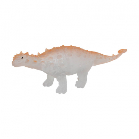 Joaca, activitati si ambalaje - Figurina dinozaur fosforescent 15 cm Midex 6943-7, Transparent
