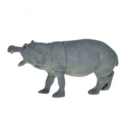 Joaca, activitati si ambalaje - Figurina rinocel 10 cm Mini Junior BE091223-2, Gri