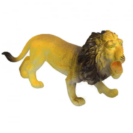 Joaca, activitati si ambalaje - Figurina leu 13 cm Unikatoy 236019-1, Galben