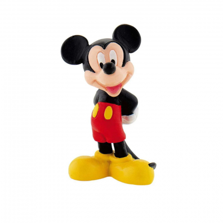 Joaca, activitati si ambalaje - Figurina Mickey Mouse 6 cm Bullyland 153482, Multicolor
