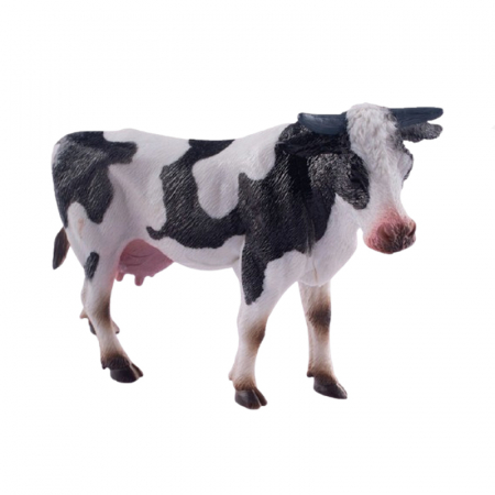 Joaca, activitati si ambalaje - Figurina vaca 16 x 13 cm Midex D34669V, Alb
