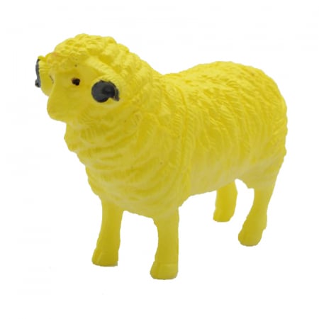 Joaca, activitati si ambalaje - Figurina oaie 7 cm Midex 438871-4, Galben