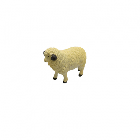 Joaca, activitati si ambalaje - Figurina oaie 8 cm Unikatoy 24391-3, Galben