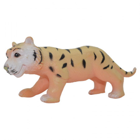 Joaca, activitati si ambalaje - Figurina Tigru 17 cm Mini Junior F070923-8, Portocaliu
