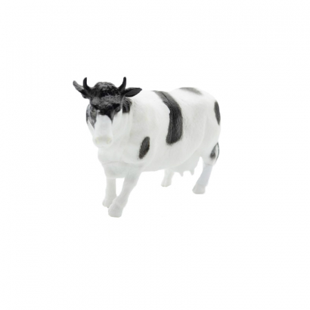 Figurine - Figurina vaca 14 cm Midex FM-13, Alb
