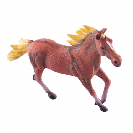 Joaca, activitati si ambalaje - Figurina cal 14 x 22 cm Midex D34669CL, Maro