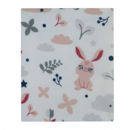 Aleze si chilotei scutec - Finet impermeabil 50 x 60 cm pentru bebelusi Mini Junior 097335-1, Alb
