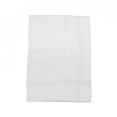 Paturici si pleduri bebelusi - Paturica muselina din bumbac pentru bebelusi 60 x 80 cm Sensillo SLL-01, Alb