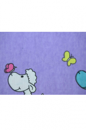 Scutec din finet reutilizabil 70 x 48 cm pentru bebelusi Mini Junior Butterfly FB1M, Mov [1]