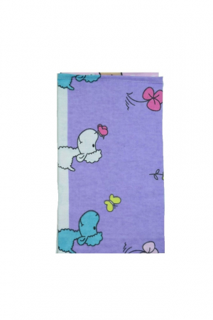 Aleze si chilotei scutec - Scutec din finet reutilizabil 70 x 48 cm pentru bebelusi Mini Junior Butterfly FB1M, Mov