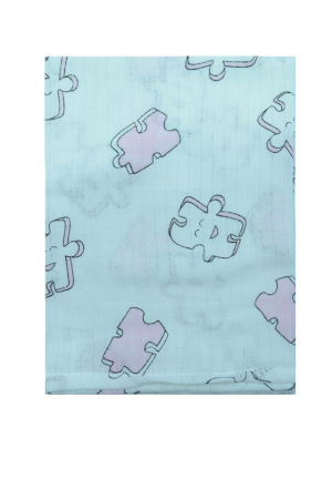 Paturici si pleduri bebelusi - Paturica muselina din bumbac pentru bebelusi  80 x 60 cm Sensillo SNS-001, Multicolor