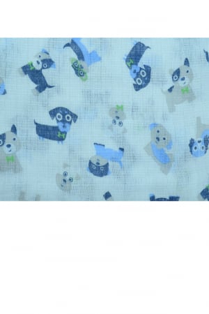 Paturica muselina din bumbac 80 x 60 cm pentru bebelusi Sensillo SNS-007, Multicolor [1]
