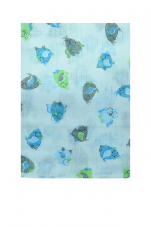 Paturici si pleduri bebelusi - Paturica muselina din bumbac 80 x 60 cm pentru bebelusi Sensillo SNS-009, Multicolor