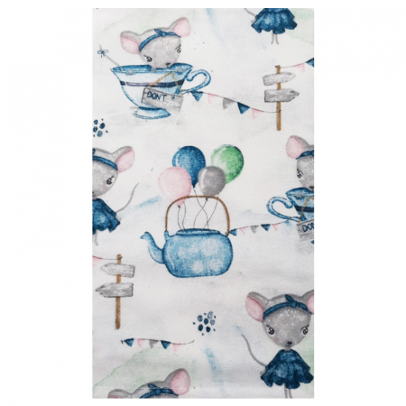 Aleze si chilotei scutec - Scutec din finet reutilizabil 80 x 70 cm pentru bebelusi Sensillo 522545-2, Multicolor