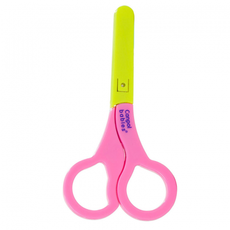 Forfecuta cu varf rotunjit pentru bebelusi Canpol Babies 2/809, Roz [0]