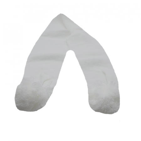 Fular pentru fete Mini Junior 4058-A-100-cm, Alb [2]