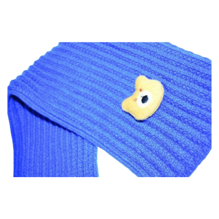 Fular pufos, pentru baieti, Mini Junior F1711A5, Albastru [1]