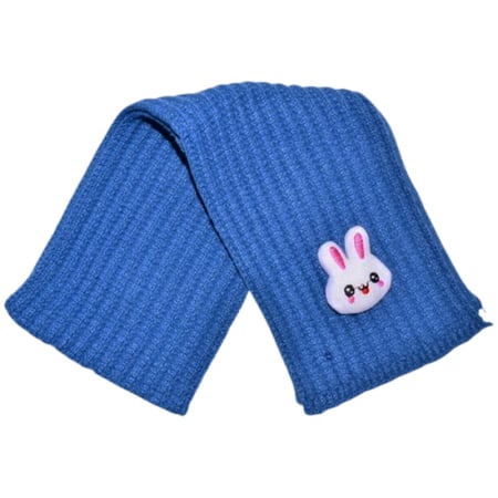 Fulare si esarfe baieti - Fular pufos, pentru baieti, Mini Junior F1711A6, Albastru