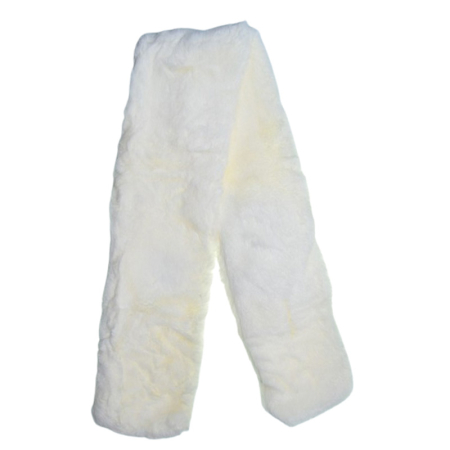 Fular pufos, pentru fete, Mini Junior F1711C, Crem [2]