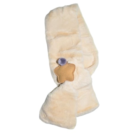 Fulare si esarfe baieti - Fular pufos, pentru baieti, Mini Junior F1711C3, Crem