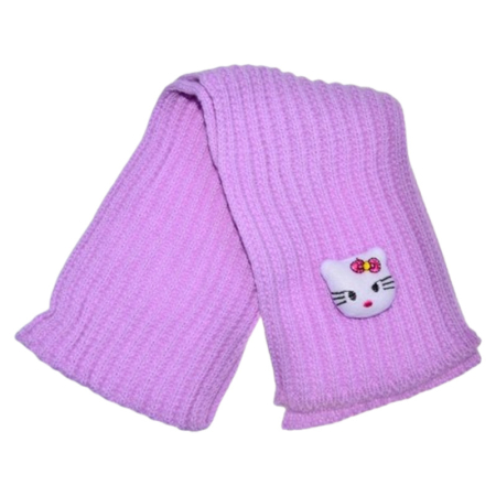 Fulare si esarfe fete - Fular pufos, pentru fete, Mini Junior F1711M4, Mov