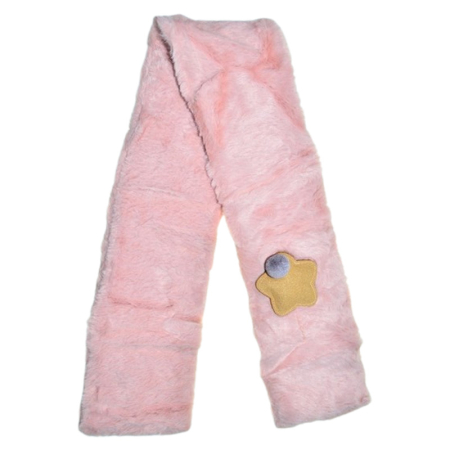 Fular pufos, pentru fete, Mini Junior F1711R2, Roz [1]