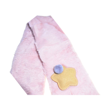 Fular pufos, pentru fete, Mini Junior F1711R2, Roz [3]