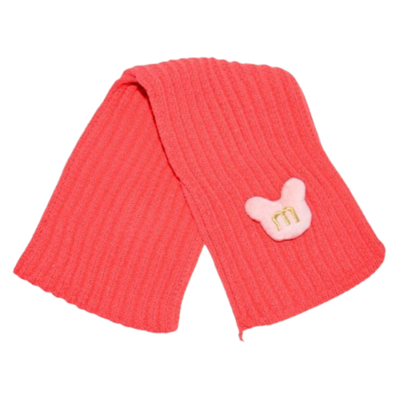 Fulare si esarfe fete - Fular pufos, pentru fete, Mini Junior F1711R5, Rosu
