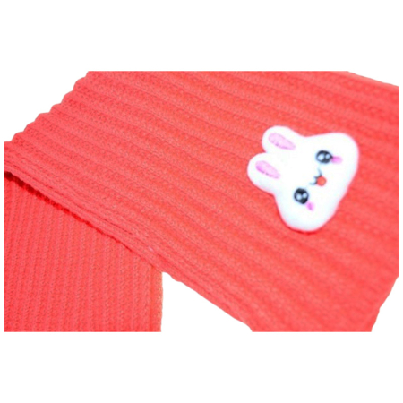 Fular pufos, pentru fete, Mini Junior F1711R6, Rosu [1]