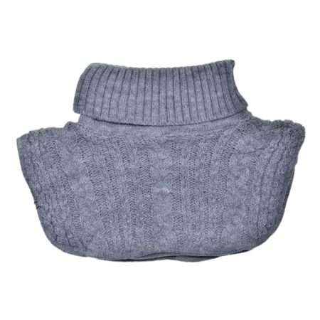 Fular tip guler, captusit cu fleece, pentru copii, NOVITI FLR3010G-104, Gri [1]