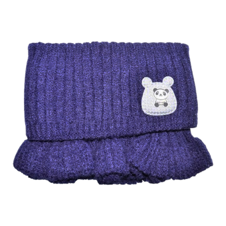 Fulare si esarfe baieti - Fular tip guler, pentru baieti, Mini Junior G1711B-1, Bleumarin