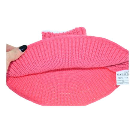 Fular tip guler, pentru fete, Aliap 112725R-1, Roz [2]