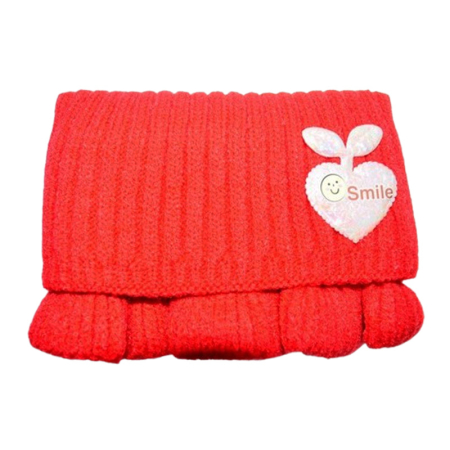 Fulare si esarfe fete - Fular tip guler, pentru fete, Mini Junior G1711R, Rosu