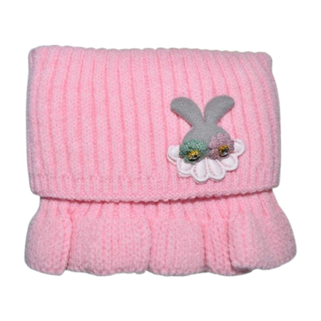 Fulare si esarfe fete - Fular tip guler, pentru fete, Mini Junior G1711R3, Roz