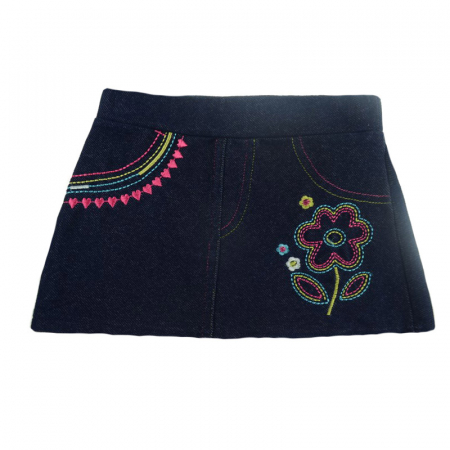 Fuste - Fusta pentru fete Mini Junior FSFA7-74-cm, Bleumarin