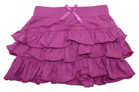 Fuste - Fusta pentru fete Wendee DY17104-1-134-cm, Fucsia