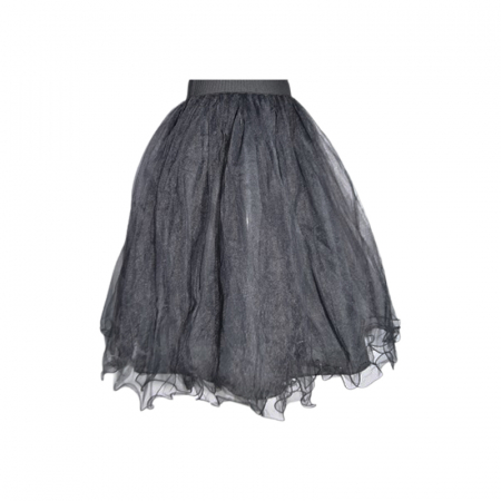 Fuste - Fusta eleganta din tulle, pentru fete, Mini Junior, F2006N, Negru