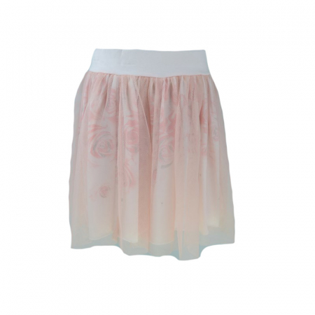 Fuste - Fusta eleganta pentru fete Atut 6463FR-1-104-cm, Roz