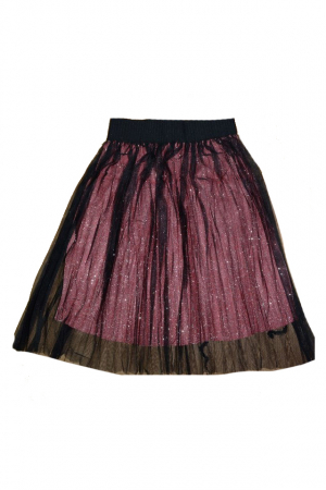 Fuste - Fusta eleganta pentru fete Kids Star J735-VI-128-cm, Visiniu