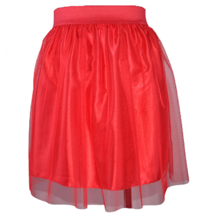 Fusta eleganta cu tulle pentru fete Basta 101123-5, Rosu [1]