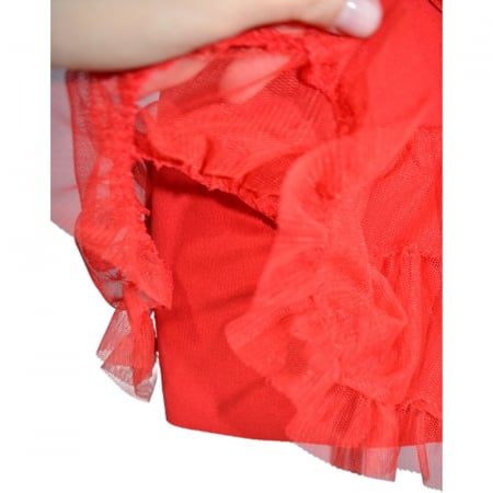 Fusta eleganta pentru fete New Collection F91223, Rosu [2]