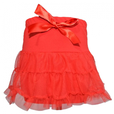 Fuste - Fusta eleganta pentru fete New Collection F91223, Rosu