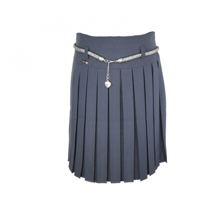 Fuste - Fusta eleganta pentru fete Mini Junior 2506, Bleumarin